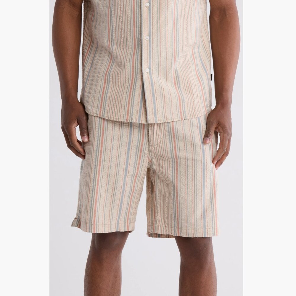 NWT Union Paloma Stripe Seersucker Chino Shorts